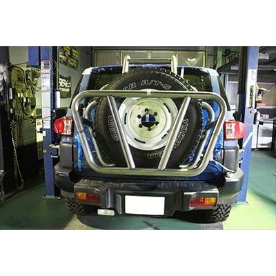 FJクルーザー リアキャリア 標準サフェーサー仕上げ : エアロ.カスタム