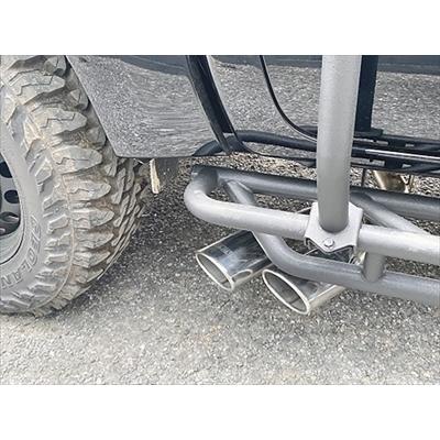 ハイラックス GUN125 車検対応サイドステップ 立体タイプ 焼き付け半艶
