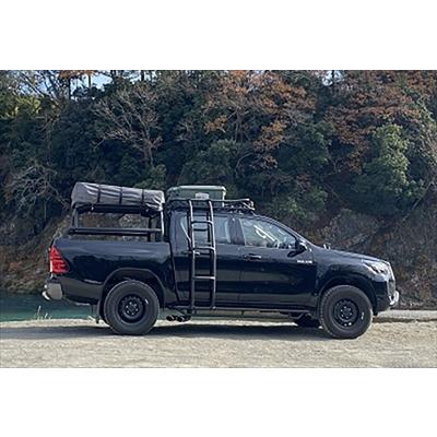 ハイラックス GUN125 後期 サイドラダー チッピングブラック塗装