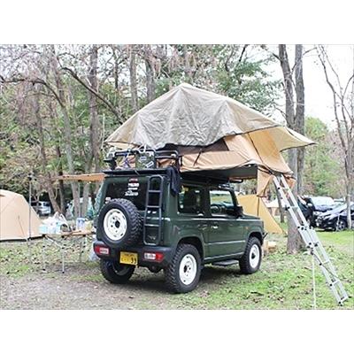 JB74W ジムニーシエラ ルーフテントベース＆キャリア 艶有ブラック焼付塗装