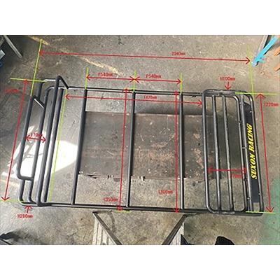 【タイムセール】 JB74W ジムニーシエラ ルーフテントベース＆キャリア 艶有ブラック焼付塗装 【CEG4036367172】(146608円)