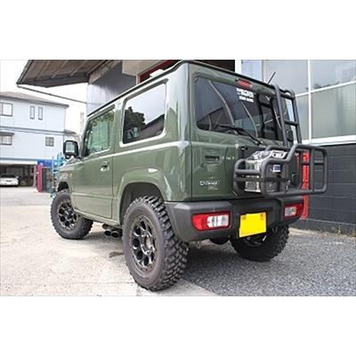 JB74W ジムニーシエラ リアキャリア＆ラダー 艶ありブラック塗装 
