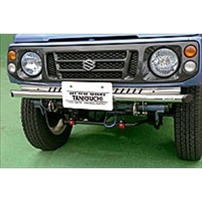 ジムニー JA12/JA22 スキッドバーTypeA/ストレートカット/スチール黒