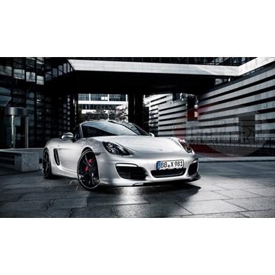 テックアート Porsche 981 Boxster フロントスポイラー1 塗装取付込