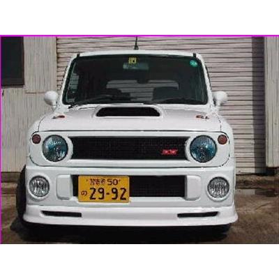ラパンSS HE21 フロントスポイラー 塗装取付込 : エアロ.カスタム