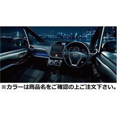 ノア/ハイブリッド 80系 後期 インテリアパネルセット 茶木目調