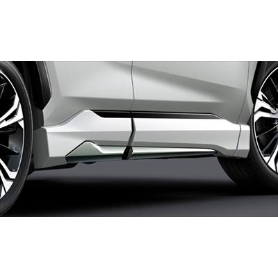 RAV4 MODELISTAサイドスカート　グレーメタリックエアロパーツセット右 50系 RAV4 PHV サイドスカート 塗装済 グレーメタリック : エアロ