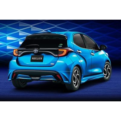 【美品】モデリスタ ヤリスリアバンパーガーニッシュ ヤリス リヤバンパーガーニッシュ 塗装済 アバンギャルド