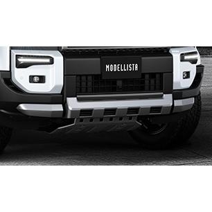 250 ランドクルーザー MODELLISTA フロントバンパーガード : エアロ