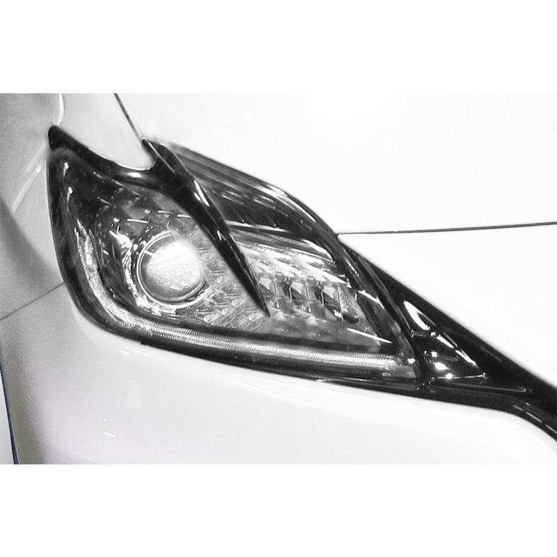 プリウス 30系 Gs Hidヘッドライト車専用 Rr アイラインガーニッシュ Frp製 素地 エアロ カスタムパーツのtoptuner 通販 Paypayモール