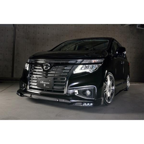 楽天1位 エルグランド E52 後期 ハイウェイスター Premium Edition フロントスポイラー Ledスポットあり 塗装済み 第1位獲得 Assinatura Ionline Pt