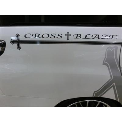 CROSS BLAZE ピンストライプ左右 ゴールドの画像