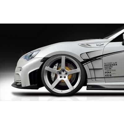 86 ZN6 前期 RR STREET-ZERO フロントフェンダー フィン：FRP製 