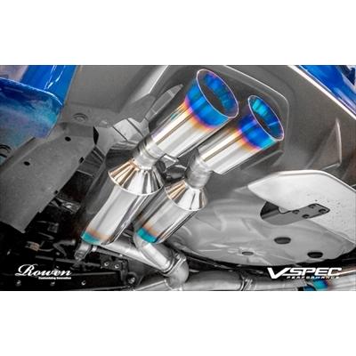 WRX STI VAB PREMIUM01TR HEAT BLUE TITAN RACING-SPEC 4本出し