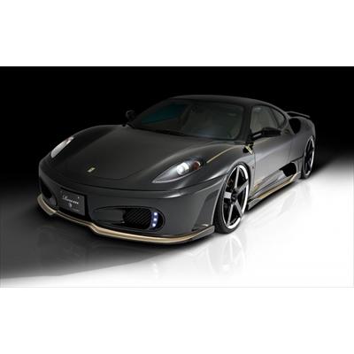 フェラーリ F430 F1 WORLD PLATINUM フロントスポイラー FRP+カーボン製 塗装取付込｜toptuner-store｜02