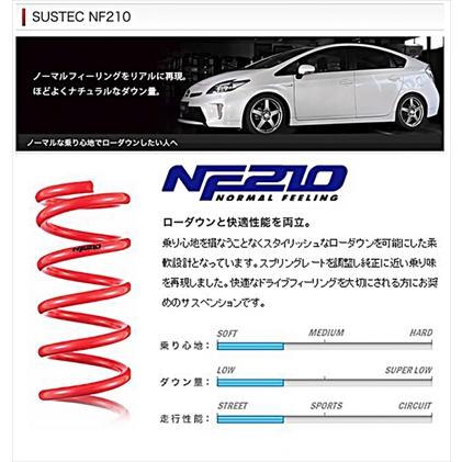 【4WD適合】TANABE NF210 ZGE25G ウィッシュ TANABE（タナベ） ウィッシュ 20 SUSTEC NF210 サスペンション ZGE25G