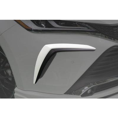 ハリアーGRフロントバンパーガーニッシュブラックツヤあり