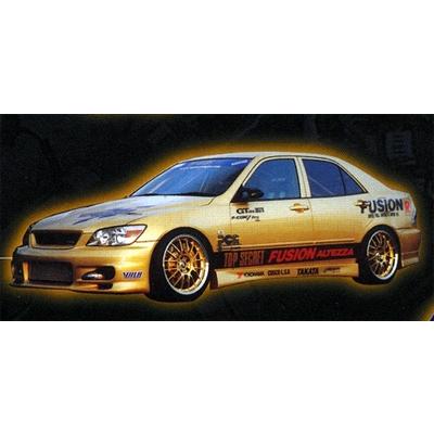 アルテッツァ サイドスカート 塗装取付込 : エアロ.カスタムパーツの