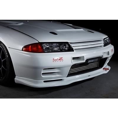 スカイライン GT-R BNR32 フロントリップスポイラー カーボン製 取付込