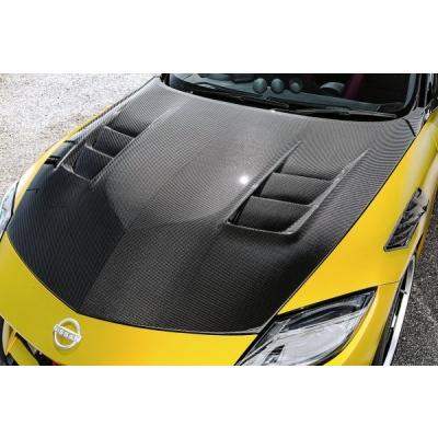 RZ34 フェアレディZ ドライカーボンボンネット ダクト付 素地 : エアロ
