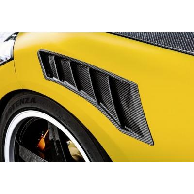 RZ34 フェアレディZ ドライカーボンフロントフェンダーダクト クリア