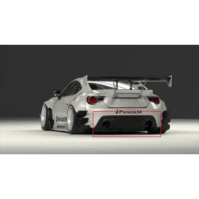 86 ZN6 パンデム バージョン3 リアディフューザー 塗装済み : エアロ