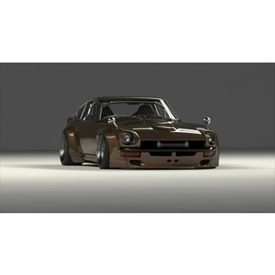 フェアレディZ s30zフロントバンパー フェアレディZ S30 パンデム フロントバンパー 下部のみ 塗装取付込