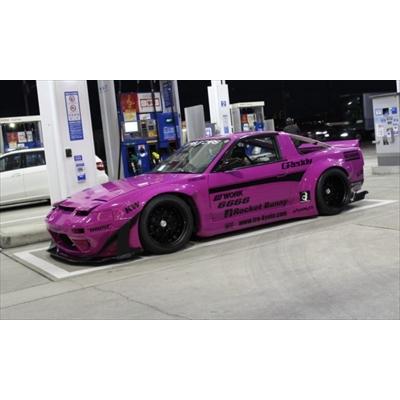 240SX (180SX) 6666 オーバーフェンダーキット 前後左右一台分 240SX (180SX) 6666 オーバーフェンダーキット 前後左右一台分