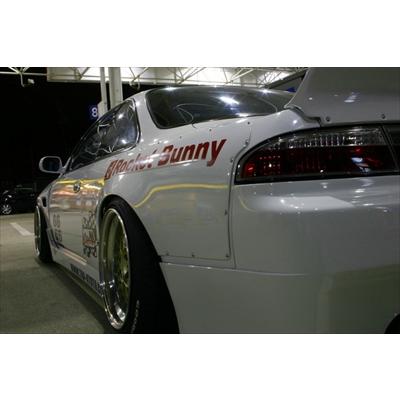 S14 シルビア 6666 リアフェンダー 塗装済み : エアロ.カスタムパーツ