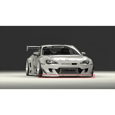 86 ZN6 パンデム バージョン3 フロントリップ 塗装取付込 : エアロ 