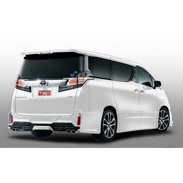 ヴェルファイア 30系 前期 リアバンパースポイラー 純正被せタイプ ハイレスポンスマフラー Z Zr用 Ppe製 塗装済 バーニングブラッククリスタルシャイン 2 エアロ カスタムパーツのtoptuner 通販 Paypayモール