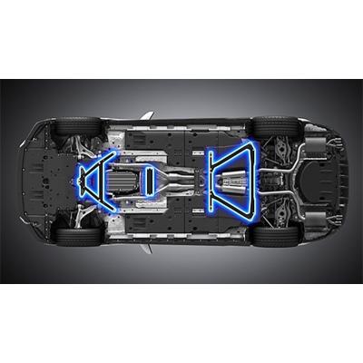 TRD 30系 レクサス IS F SPORT 2WD車用 メンバーブレース : エアロ