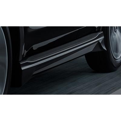 TRD ライズ A2系 サイドスカート メーカー塗装品 ブラックマイカ 