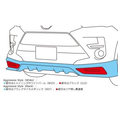 TRD ライズ A2系 サイドスカート メーカー塗装品 ブラックマイカ 