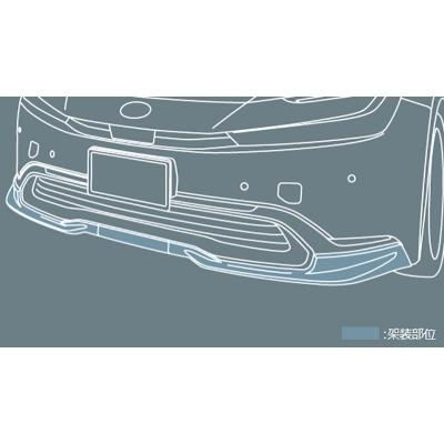 60系 プリウス GRフロントスポイラー プレシャスブラックパール 219｜toptuner-store｜02