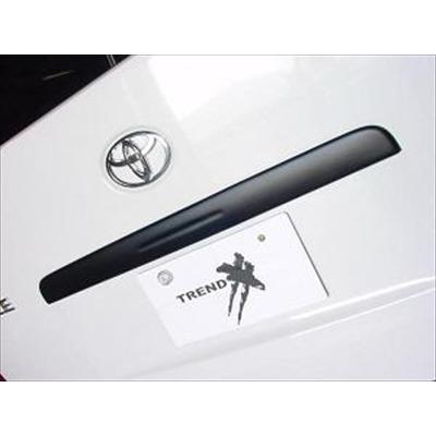 200系　ハイエース　リアガーニッシュ　艶消しブラック ハイエース 200系 リアゲートガーニッシュカバー キーホールレス