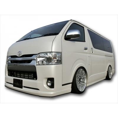 ハイエース 200系 4型 標準ボディ フロントスポイラー フリッパー付 