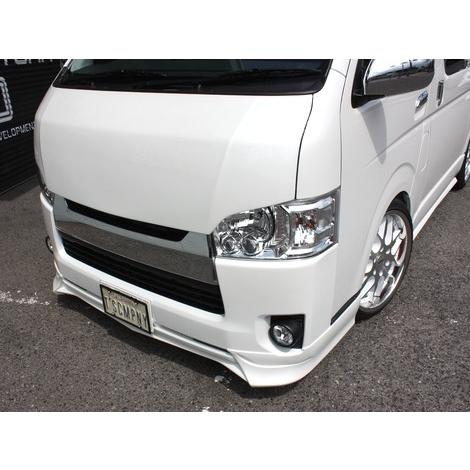 ハイエース 0系 4型 標準ボディ Tpd フロントスポイラー 塗装済 ホワイトパールクリスタルシャイン 070 エアロ カスタムパーツのtoptuner 通販 Paypayモール