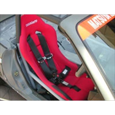 社外 汎用 フルバケットシート 2脚セット レッド シルビア ロードスター スカイライン 等 流用 車検非対応」 ロードスター NA フルバケットシートRS・スライダー