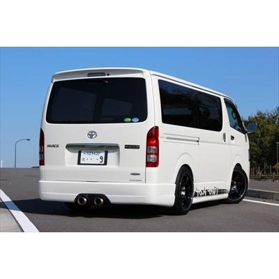 ハイエース 200系 標準ボディ リアウィング Ver 1 FRP製 塗装