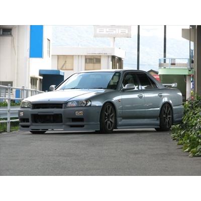 スカイラインセダン R34 TYPE-R サイドステップ 塗装済み : エアロ 