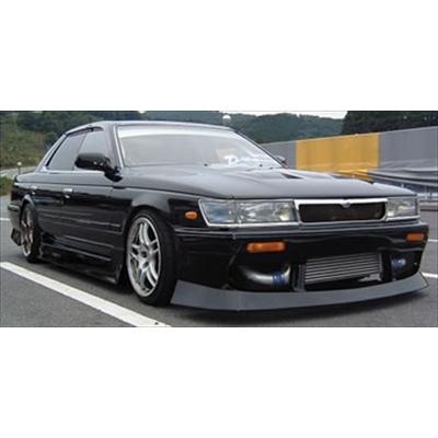 【引取り限定】本物ユーラス/C33ローレル/フロントバンパー C33 Type1 フロントバンパースポイラー : エアロ.カスタムパーツの