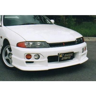 R33スカイライン 後期型 フロントハーフスポイラー 塗装取付込