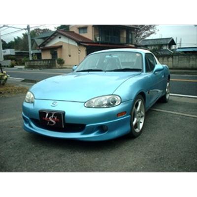 しもん　NBロードスター 後期 純正オプション ハーフエアロ フロント ロードスター NB フロントハーフスポイラー 後期用 FRP製 : エアロ