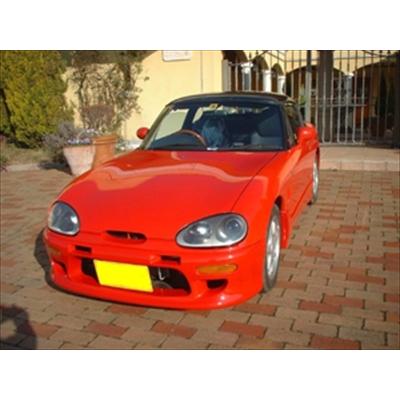 カプチーノ フロントバンパースポイラー T-SR 塗装取付込 : エアロ