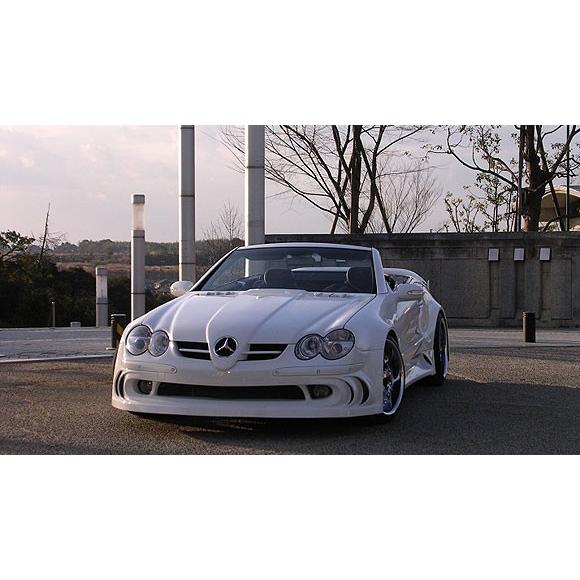 Benz Sl Class R230 Slr Look Bonnet 塗装済み エアロ カスタムパーツのtoptuner 通販 Paypayモール