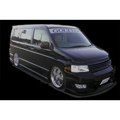 ステップワゴン RF3 GOLTIER フロントグリル 塗装取付込 : エアロ