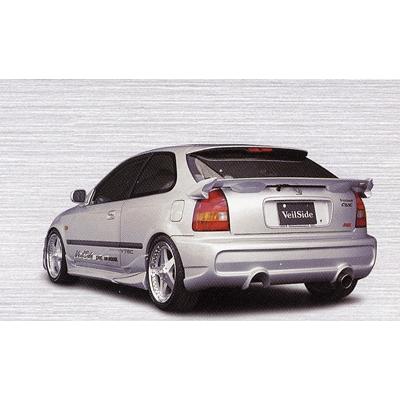 シビック EK4 EC-I リアウイング 塗装取付込 : エアロ.カスタムパーツ 