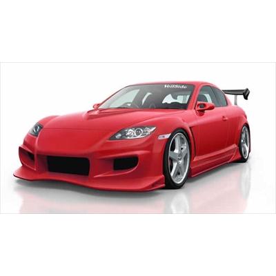 RX-8 SE3P 前期 D1-GT フロントバンパースポイラー 塗装取付込