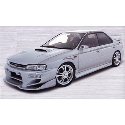 インプレッサ GC8 C-I フロントバンパースポイラー 塗装取付込
